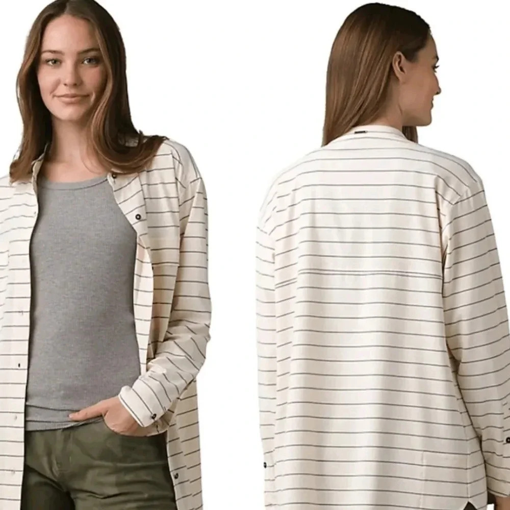 NWT || PRANA || Railey white tunic